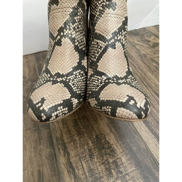 Steve‎ Madden Size 8 Rookie Bootie Boots Snakeskin Animal Print - Picture 3 of 13